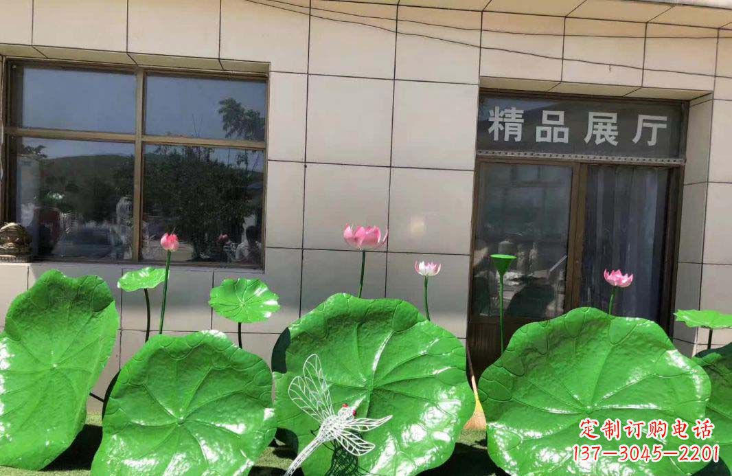 太原不锈钢荷叶雕塑艺术性与美感的完美结合