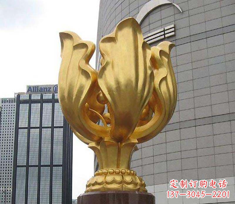 太原紫荆花雕塑——精美艺术品