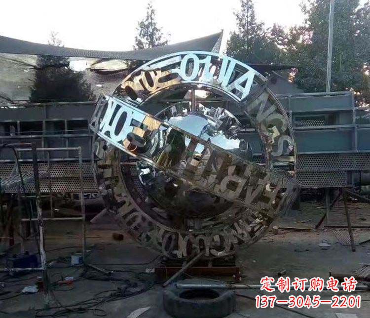 太原不锈钢字母景观雕塑创造美丽的空间