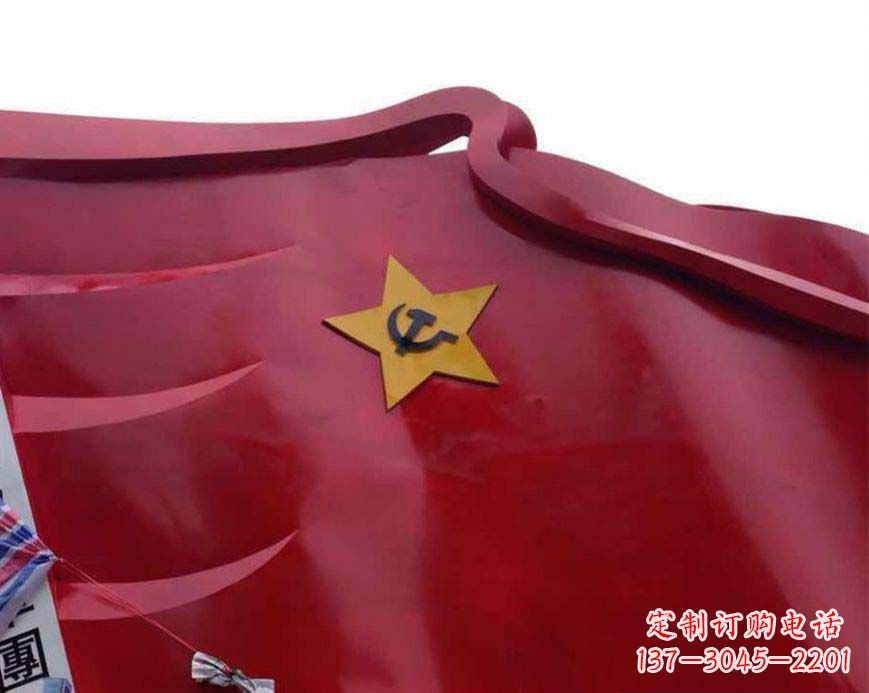 太原不锈钢党徽雕塑——传承红色基因