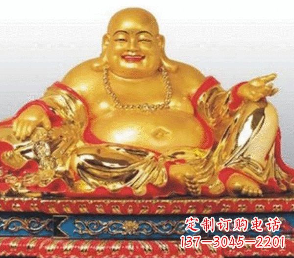 太原弥勒佛铜雕的精美