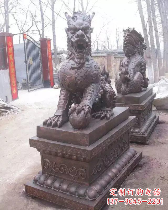 太原麒麟雕塑古老而又神秘