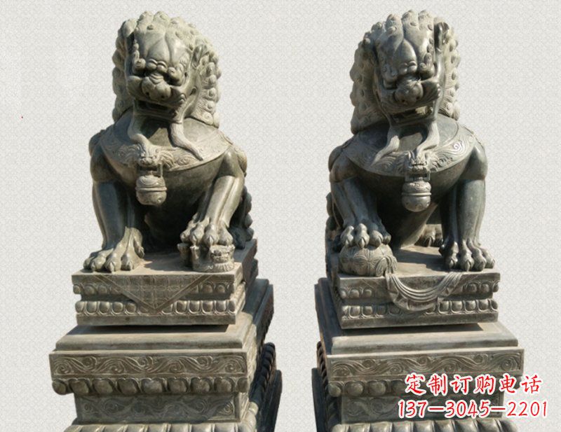 太原狮子雕塑象征王者风范