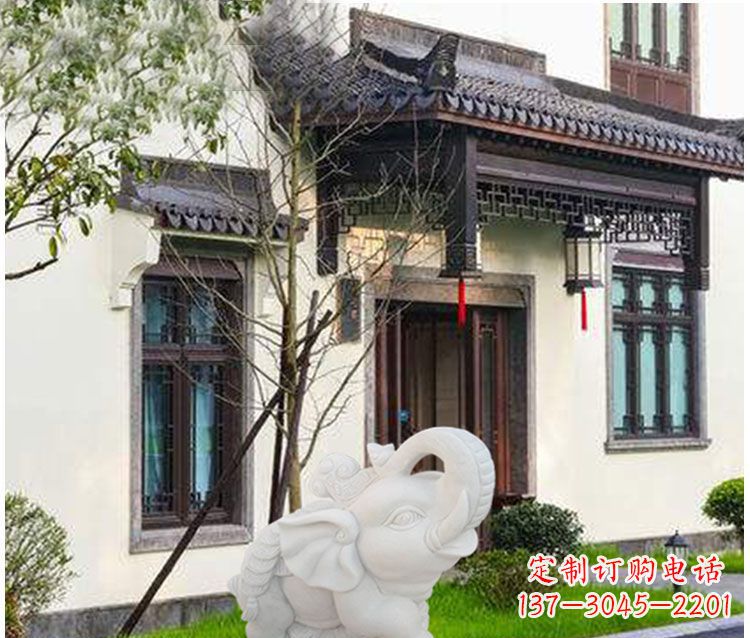 太原小象招财石雕——引领幸福的钥匙