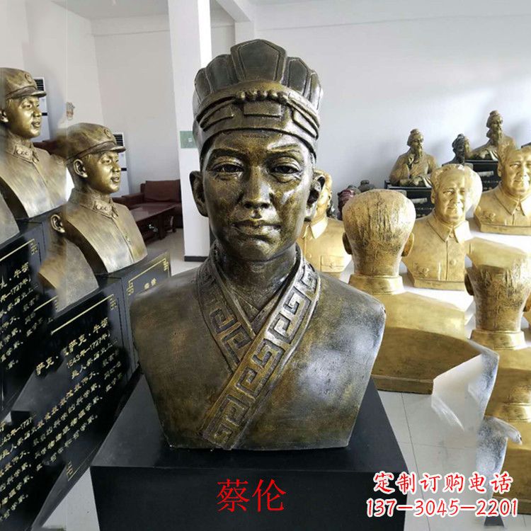 太原蔡伦雕塑一件传承历史的艺术珍品
