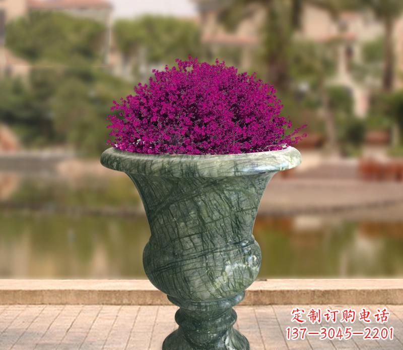 太原白玉景观花盆雕塑让你的景观更加美观