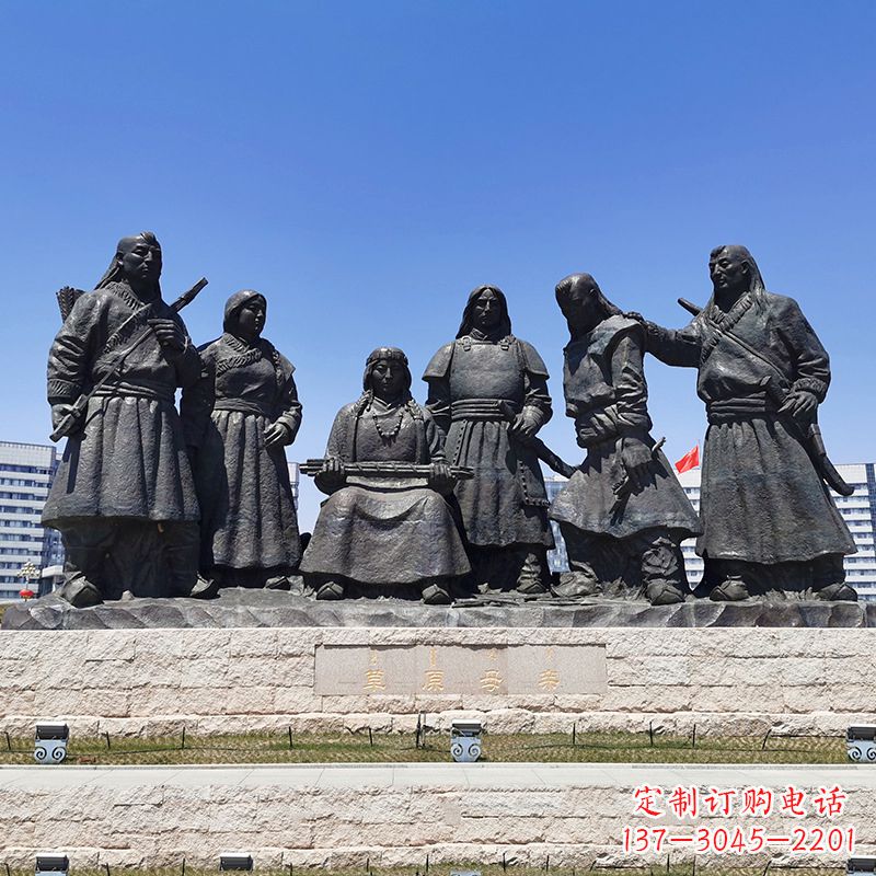 太原草原母亲人物情景雕塑景观