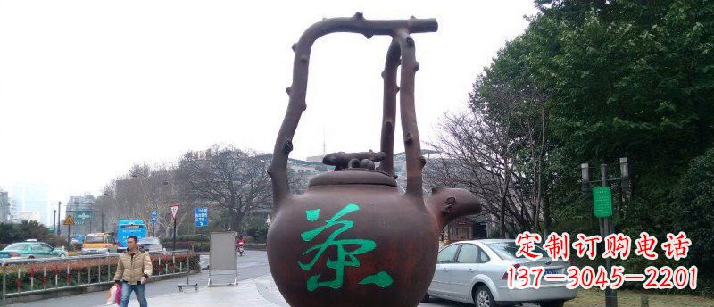 太原茶壶雕塑——展现艺术精妙