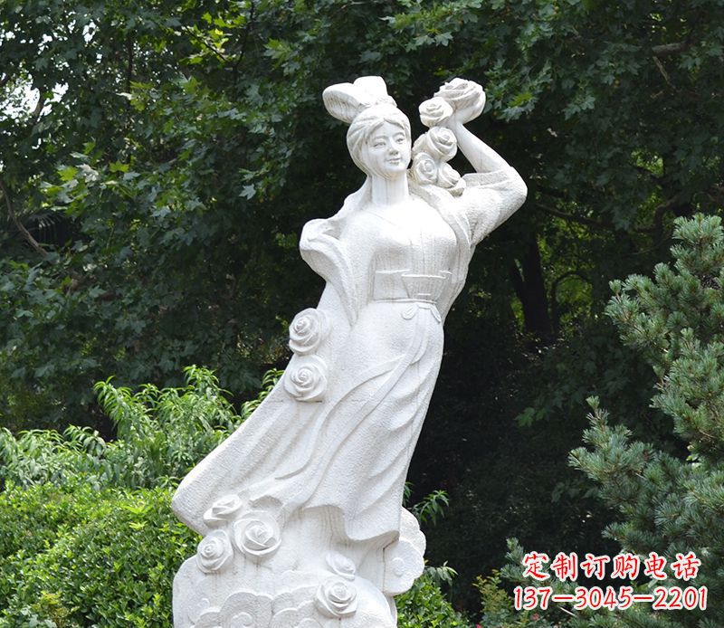太原嫦娥奔月石雕绝美之作