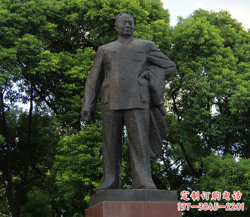 太原陈毅元帅铜雕