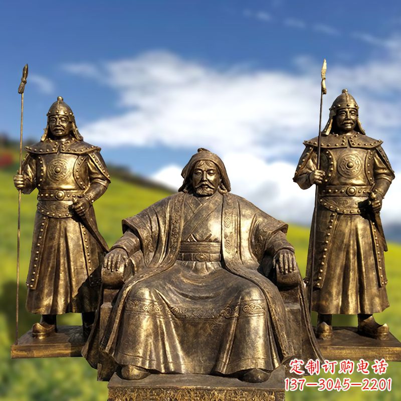 太原成吉思汗一座永恒的纪念雕塑