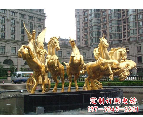 太原阿波罗的象征——青铜雕塑
