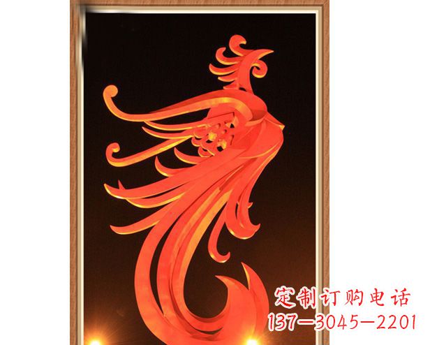 太原不锈钢凤凰雕塑美丽与传统的完美结合