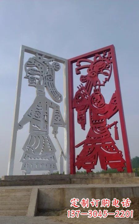 太原精美皮影戏雕塑——缔造中国城市文化新风貌