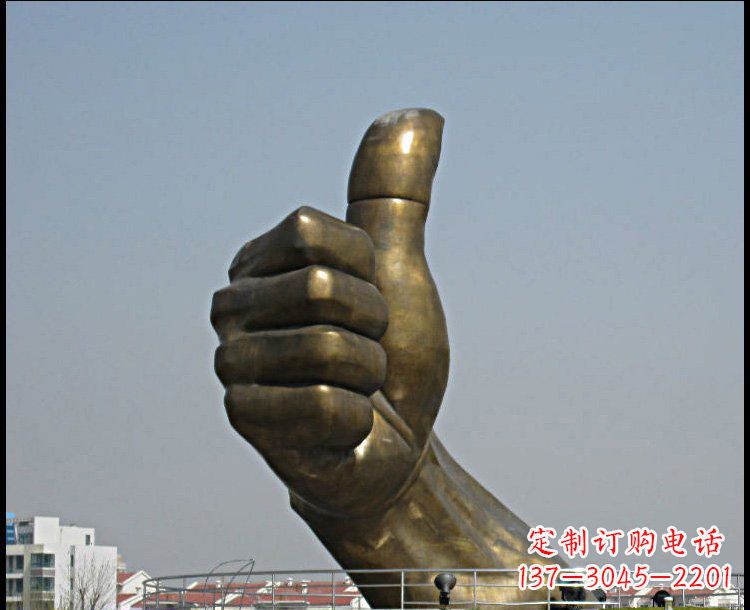太原大拇指雕塑——点缀城市景观