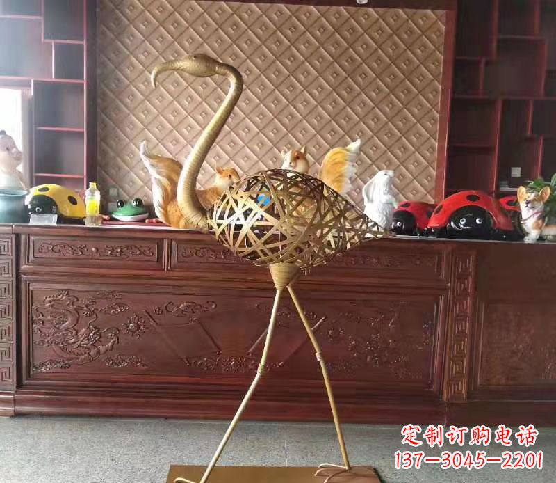 太原火烈鸟雕塑精美绝伦