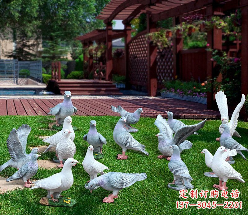 太原抽象鸽子雕塑