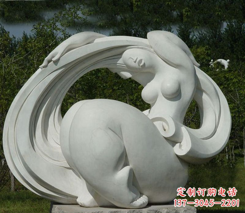 太原抽象美女石雕