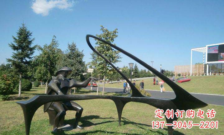 太原雕刻旋律钢琴雕塑