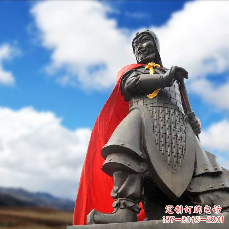 太原项羽雕塑——历史名人古代帝王的象征