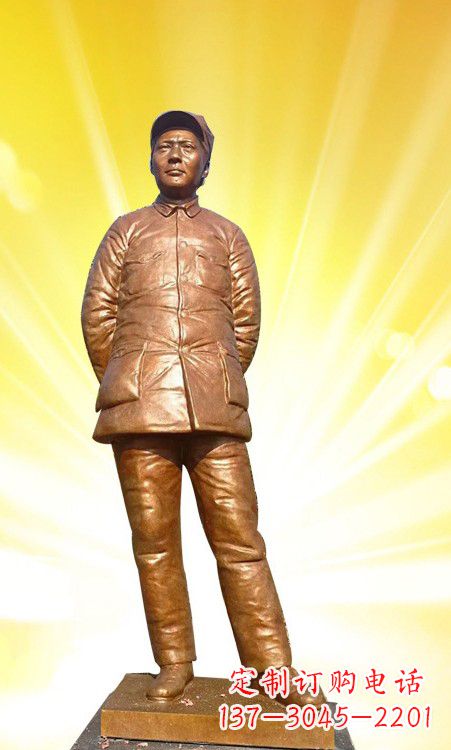 太原毛主席雕塑传承中国伟大领袖的精神