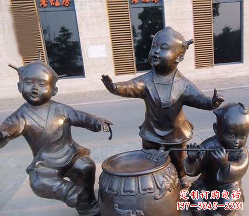 太原儿童铜雕——传承精神家园的艺术瑰宝