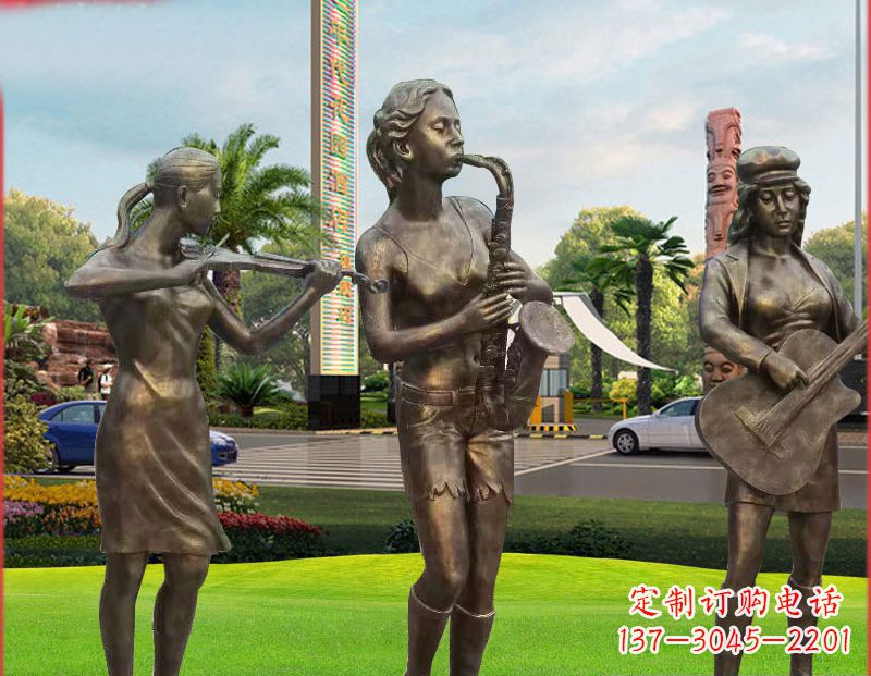 太原萨克斯雕塑艺术与历史的结晶