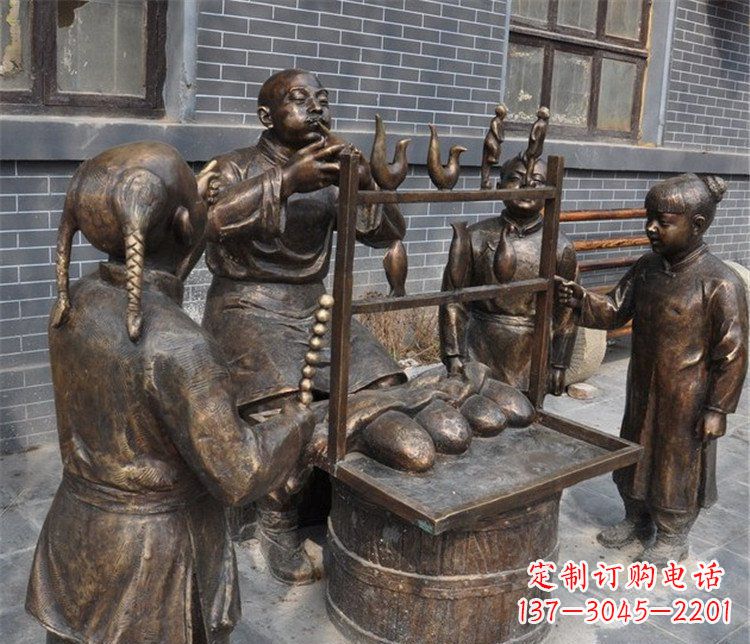 太原糖人雕塑——街边温馨的小情调