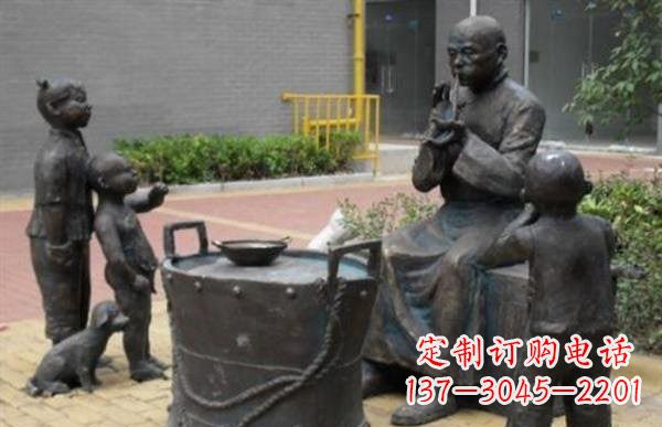 太原糖果人铜雕——艺术之美