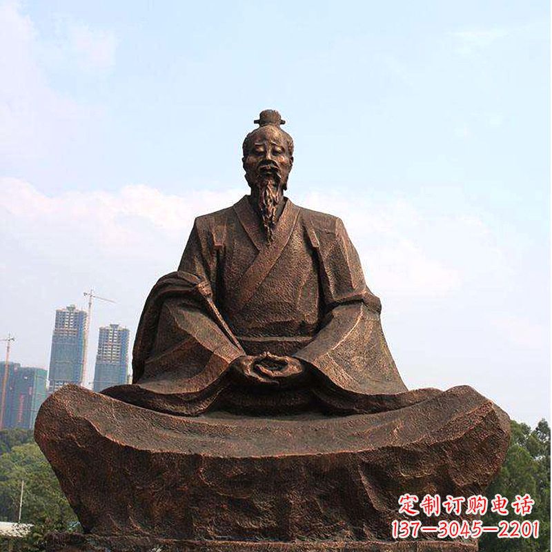 太原葛洪雕塑传承历史、弘扬文化