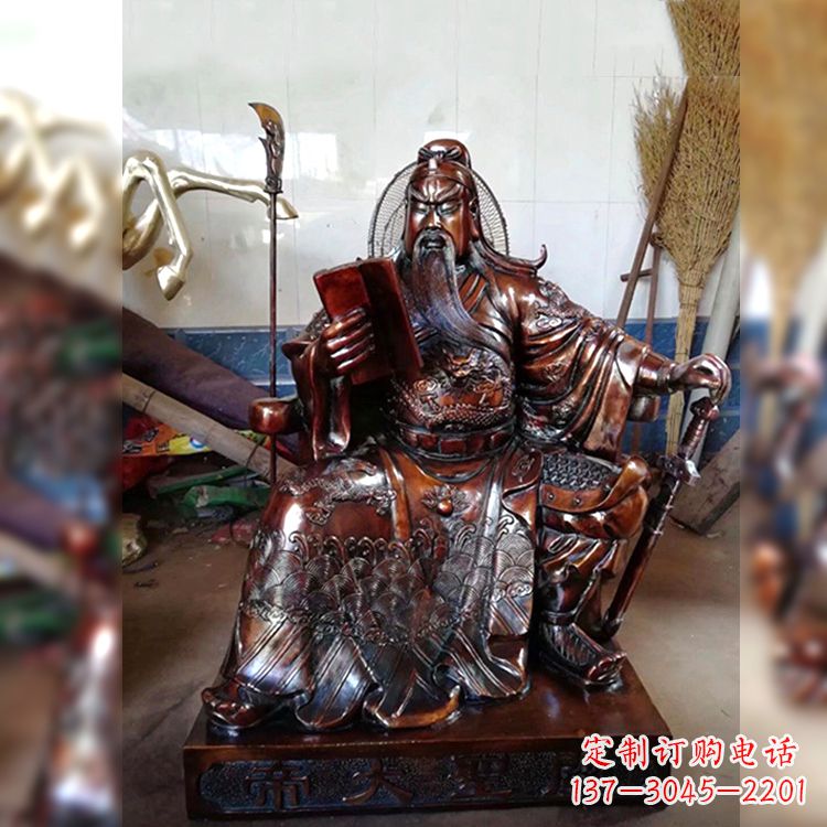 太原关公雕塑传承中华文化的珍贵标志
