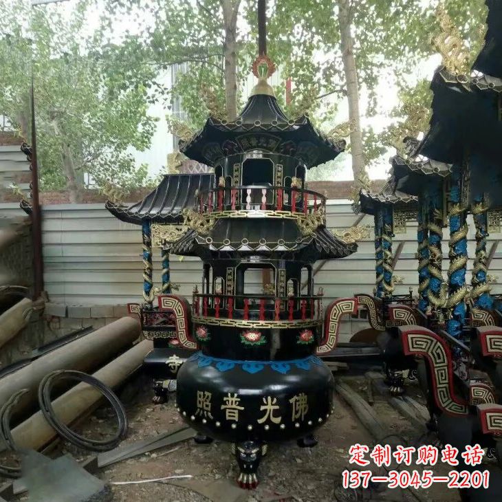 太原纯铜香炉雕塑