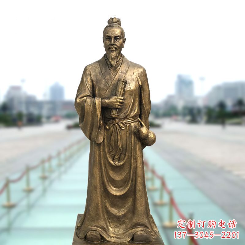 太原铜雕艺术张仲景的精神实践