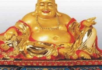 太原弥勒佛铜雕的精美