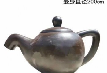 太原青铜茶壶雕塑——彰显传统文化的艺术精髓