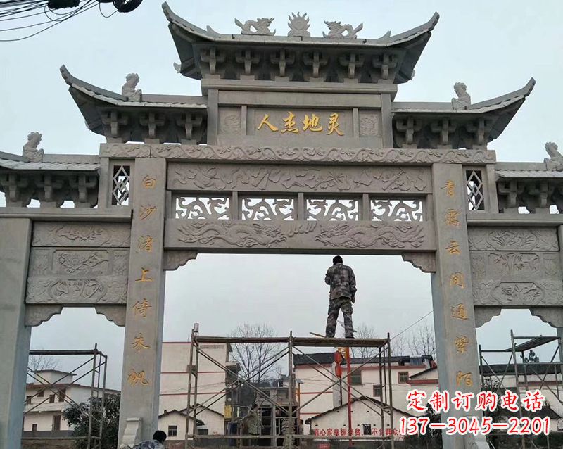 太原牌坊雕塑