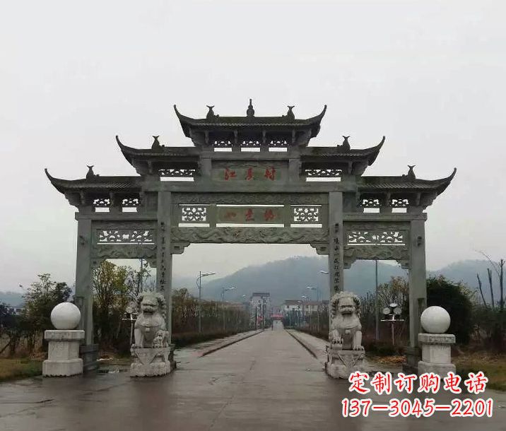 太原牌坊石雕传承民间文化