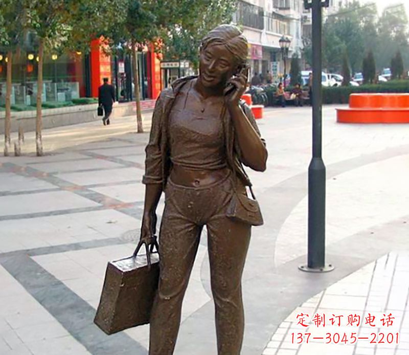 太原通话女性雕塑