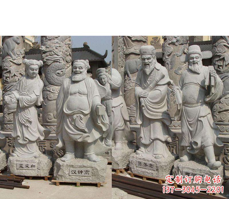 太原大理石八仙雕塑神秘的艺术之美