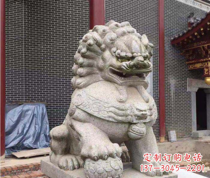 太原巨型大理石狮子雕塑
