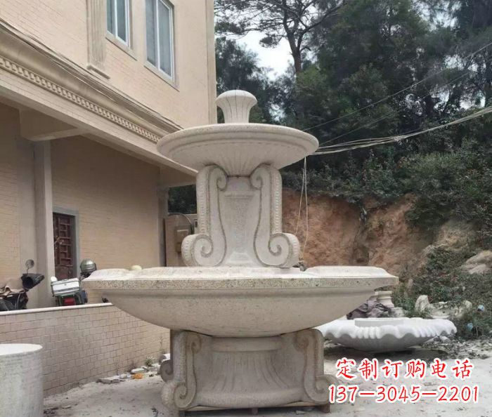太原大理石大型喷泉雕塑精致美观又富有艺术气息