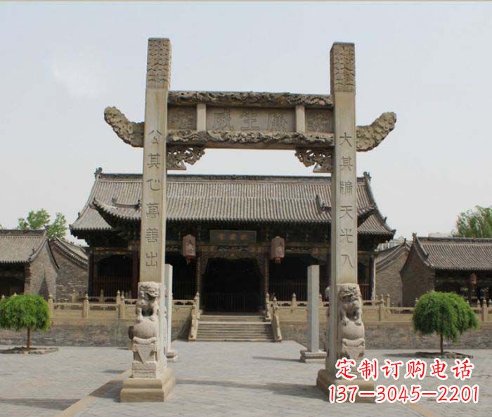 太原大理石牌楼雕塑——艺术精粹