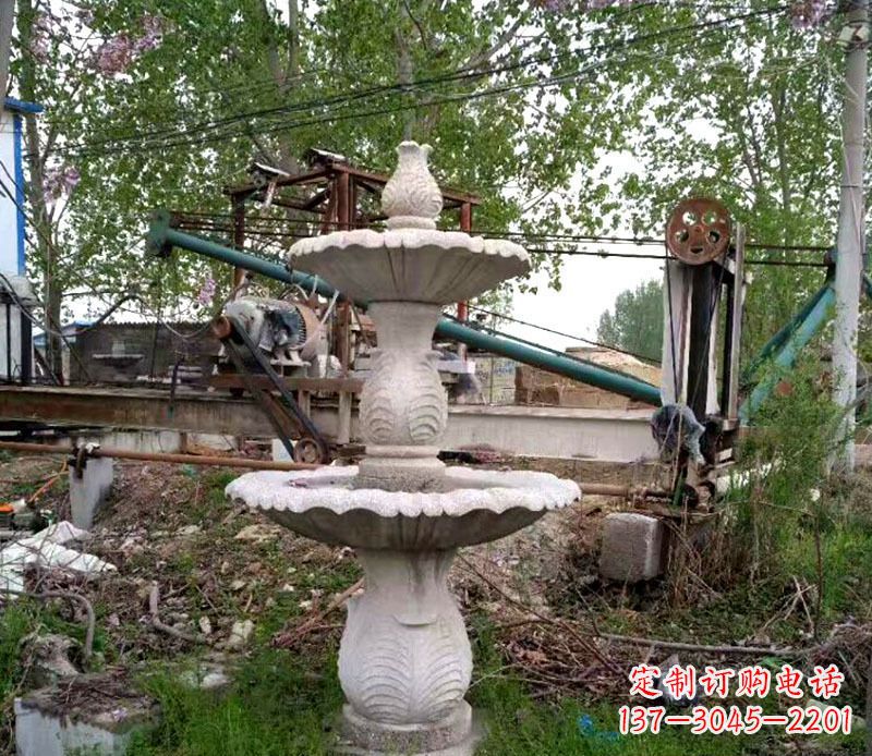 太原大理石多层喷泉石雕雕塑艺术的精美之作