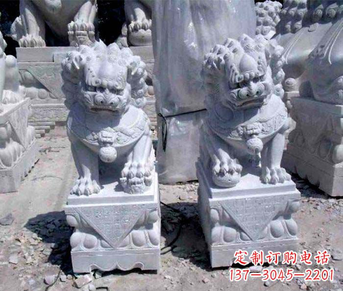 太原大理石仿古石狮子