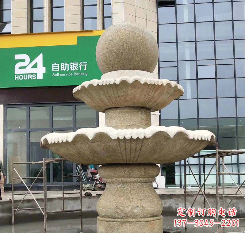 太原大理石风水球喷泉雕塑——振奋人心的艺术杰作
