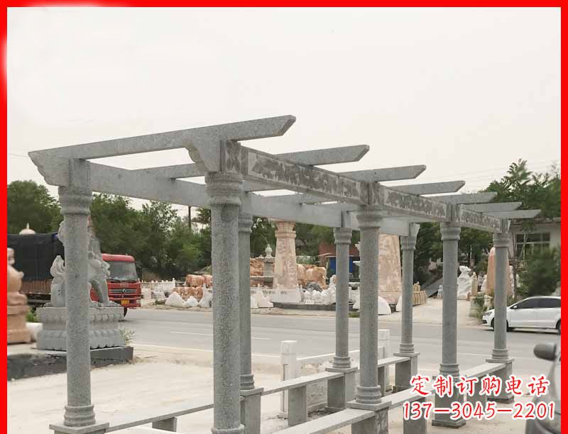 太原大理石公园石雕长廊高端定制雕塑