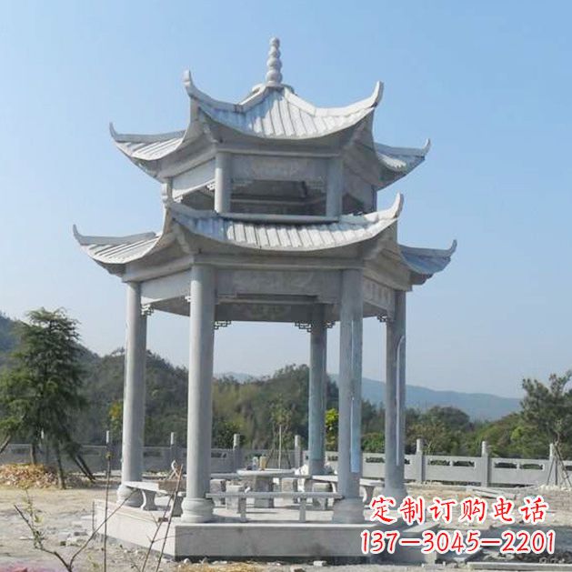 太原高雅大理石凉亭雕塑