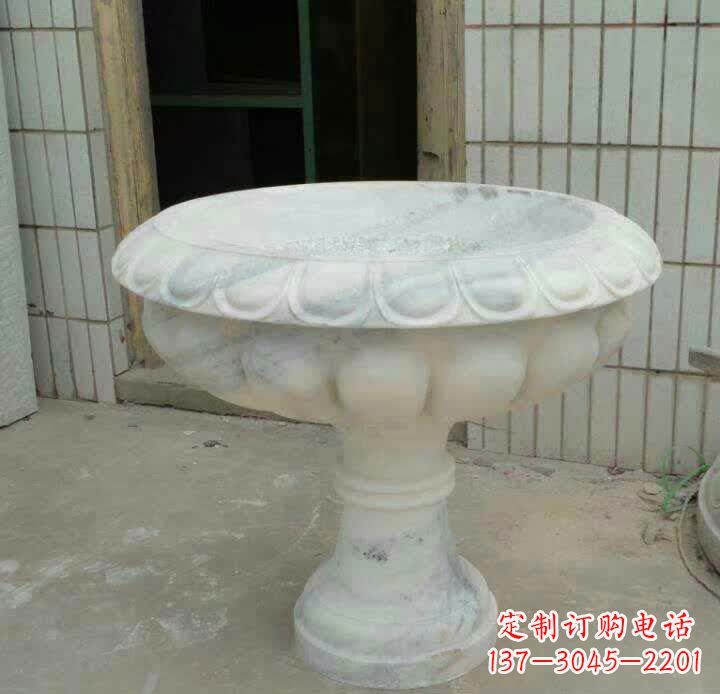太原大理石花盆雕塑精美绝伦,艺术风采
