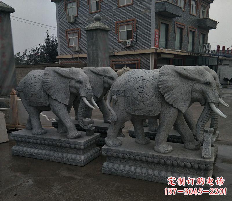 太原唯美雕刻大象雕塑