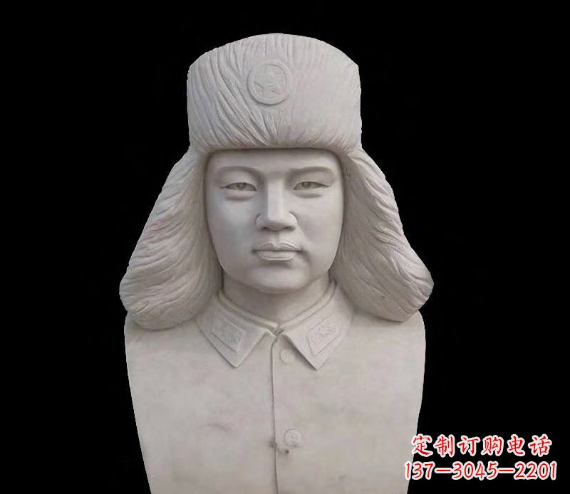太原激励青年的雷锋石雕